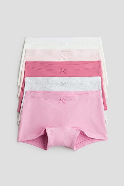 H&M 5'li Pamuklu Boxer Külot