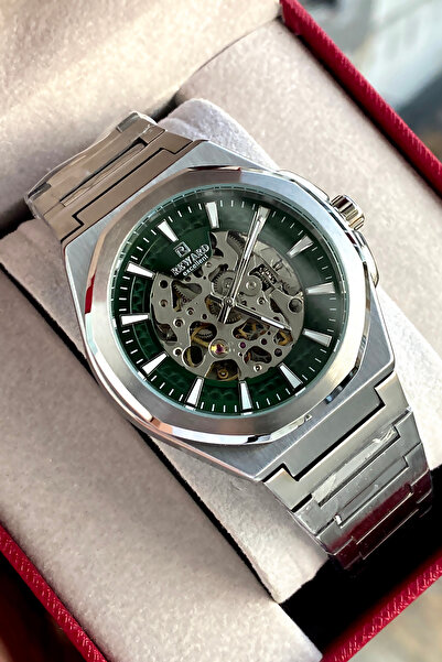 Reward Automatic Mechanism Steel Cord 2 Year Warranty Men's Wristwatch