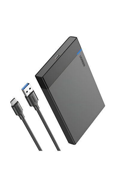 Ugreen Кутия за твърд диск US221 (50743) - с кабел, USB-C към SATA (7+15) пин...
