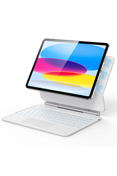 ESR - Rebound Magnetic Keyboard - iPad 10 (2022) 10.9/ 11 (2025) - White, pro...