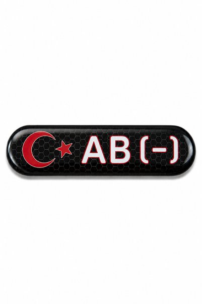 Ventoze Kan Grubu Damla Etiket | Motosiklet Kask Araç Oto Suya Dayanıklı 7x2 cm