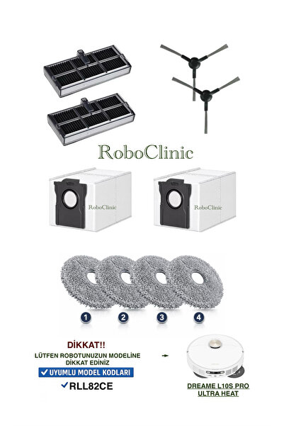 Roboclinic Aspirator robot Dreame L10s Pro Ultra Heat (RLL82CE) compatibil cu...