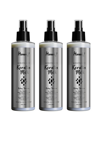 hommlife Homm Life Keratin Sütü Sprey ( Saç Açıcı ) 200 ml - 3 Adet