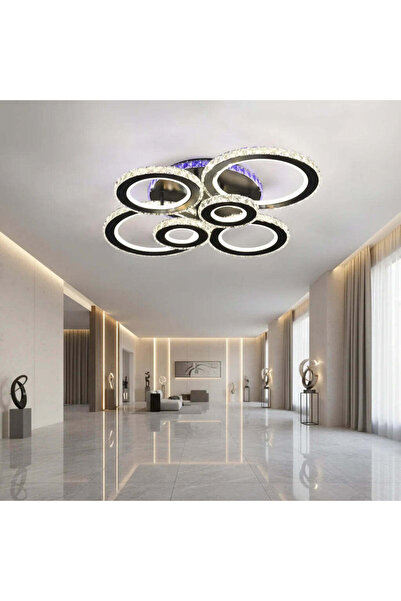 OEM LED полилей с дистанционно управление и кристал NOVA ROTONDA RGB, 154W, 6...