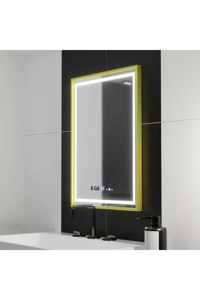 OEM Oglinda LED Rectangulara, 50x70cm, Verite Royale Gold Motion Glow Marcell...