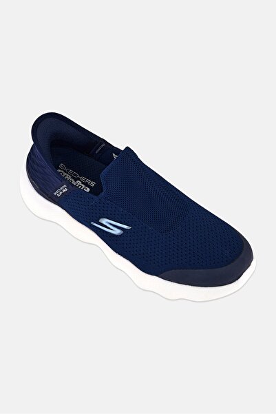 SKECHERS Women Go Walk Massage Fit Slip On Walking Shoes, Navy