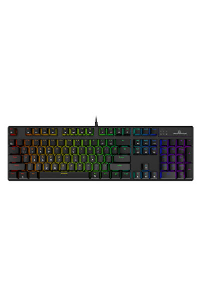 POWERTECH PT-1254 Μηχανικό πληκτρολόγιο gaming με προσαρμοσμένους διακόπτες κ...