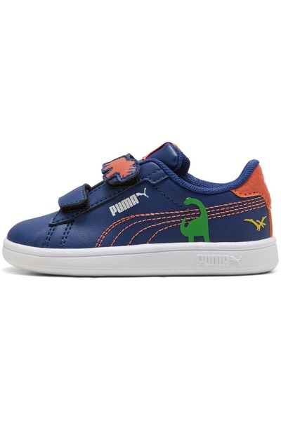Puma Sneakers Smash 3.0 Dino V Inf, Blue, Kids