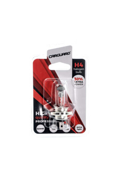 CarGuard Bec halogen H4, 55W, +30% intensitate –