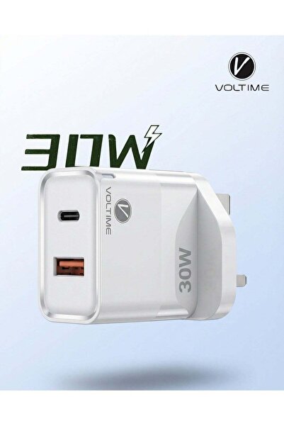 Voltime راس شاحن جداري 30W