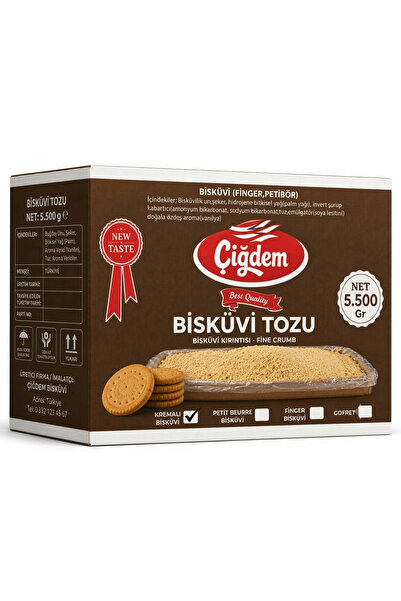 Çiğdem Petibör Bisküvisi 5.5 Kg