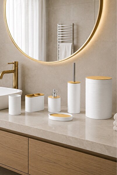 Vichy BANYO SETİ VICHY-7058 6 PRÇ WHİTE X12