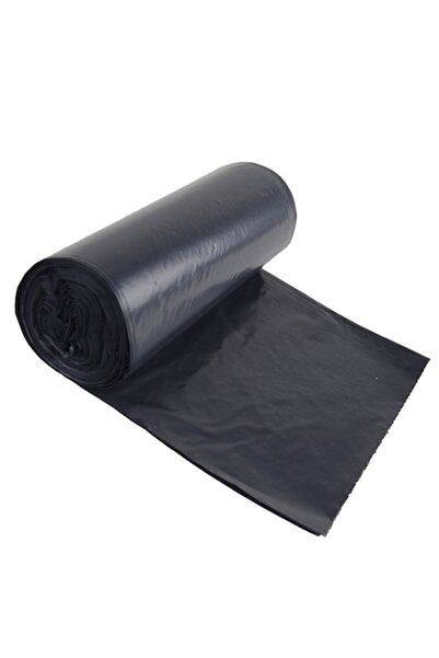 OEM Black ultra-resistant drawstring garbage bags, 60 liters, LDPE, 15 pcs/roll