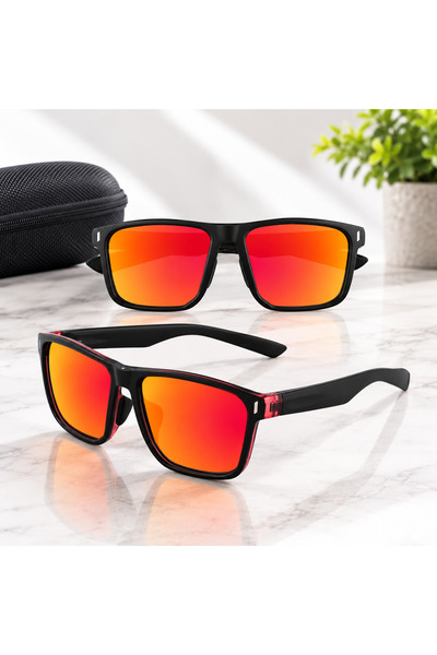 DUDUKING Ochelari de soare polarizați unisex, Protecție UV400, Lentile TAC an...