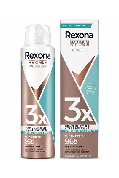 Rexona Deodorant Antiperspirant Protecție Maximă CLEAN FRESH, 150 ml