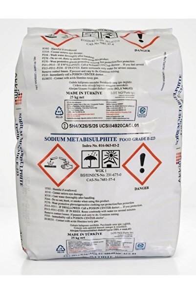 faserix Sodyum Metabisülfit (E223) 1 Kg