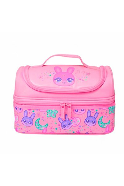 SMIGGLE Tavşan Desenli Termal Beslenme Çantası Pembe