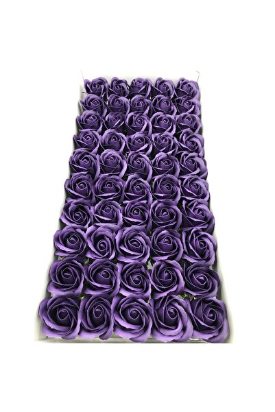 Velaris Set de 50 de trandafiri din săpun, 5x5 cm, Calitate Premium, Decor și...