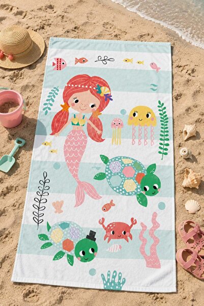 Evdek Children's Beach & Bath Towel 6Etd1