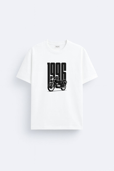 cesita Vintage Retro Car Printed Cotton White T-Shirt T-Shirt