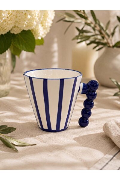 Onedekor Tekli Porselen Wilder Blue Kupa 295 ml