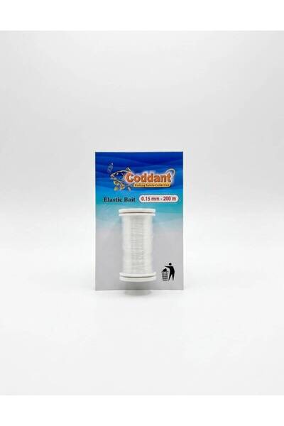 Balık Yemi Bağlama İpi 2 ADET 0,15 mm 200 Mertre