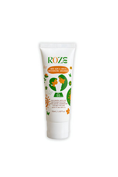 ROZE Kids Moisturizing Lotion with SPF 50 | Non greasy | No white cast | kids...