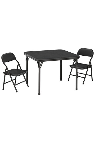 Garvee 1-Box Wide-Back Foldable Kids Table and Chair Set - Stylish and Exquis...