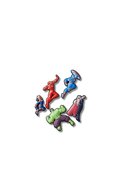 Crocs Jibbitz Avengers Heroes 5PCk J03513 Tek Renk-STD
