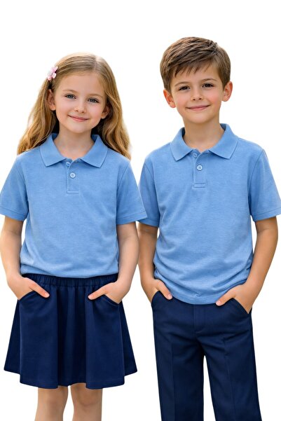 ERDEM KIDS Unisex polo majica za devojčice i dečake, pamučna, kratkih rukava,...