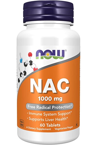 Now Foods, NA.C 1000 mg, 60 Tablet Usa Menşeii DaphneLabs