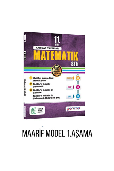 Okyanus Yayınları 2027 YarıÇap Yayınları 11. Sınıf Matematik Seti