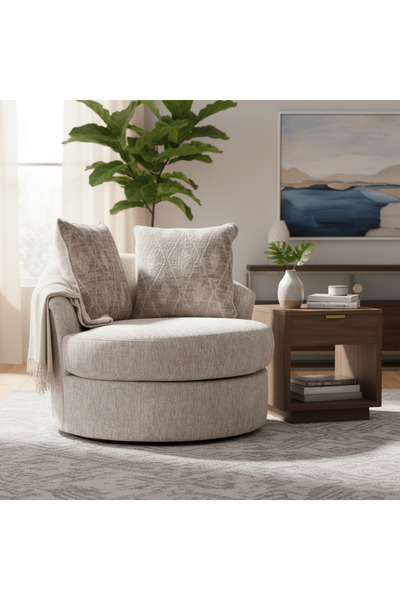 Ashley Furniture كرسي راكليف الدوار ذو اللمسة الأنيقة