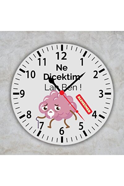 Hediye Vakti Themed Humorous Wall Clock - Funny Gift for a Friend Metal Clock