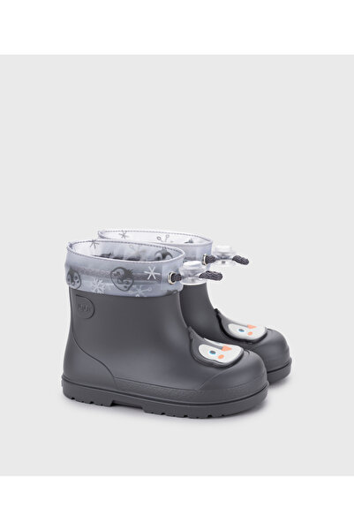 IGOR W10362 Mendi Pinguino Antracita Antrasit Çocuk Yağmur Çizmesi