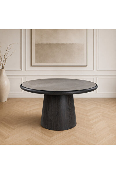 Ashley Furniture طاولة طعام مستديرة من خشب البراكين