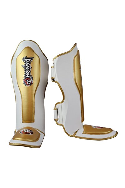 Dragondo 40725-P Kaval Ayak Koruyucu NEO Gold Beyaz Kick Boks Kaval Koruyucu