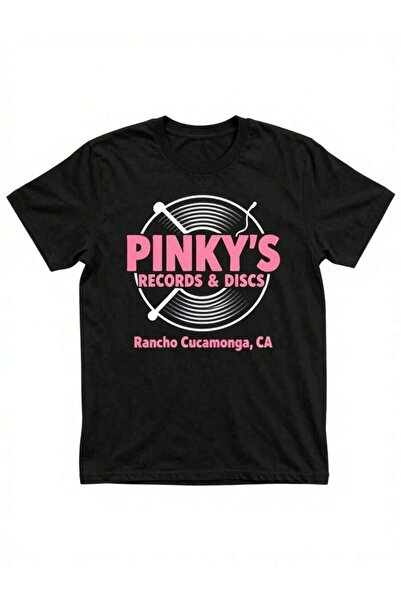 KYMC07 تي شيرت Pinky'S Records Classic Graphic Tee - قميص رجالي بأكمام قصيرة ...