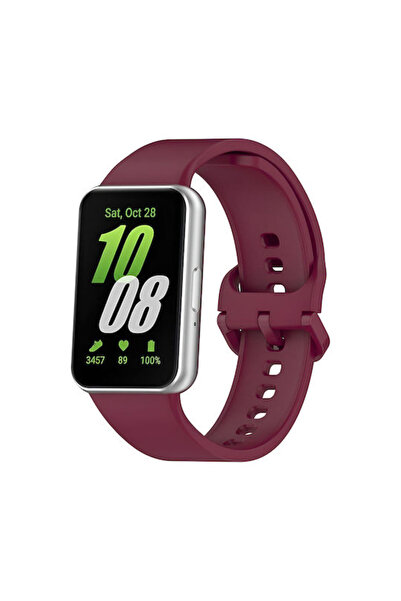 Techsuit Μπορντό Λουράκι Σιλικόνης (Galaxy Fit3)