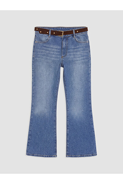 LC Waikiki Lcw Kids Indigo Regular Fit Spanish-Cut Girls' Jean Pants
