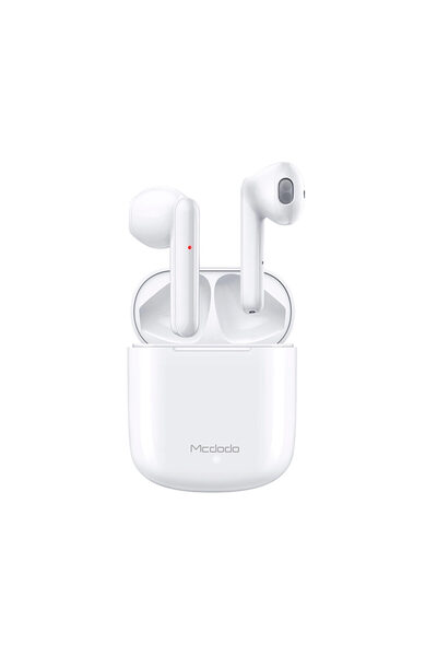 Mcdodo Casti Bluetooth True Wireless Teana Series TWS cu Carcasa Incarcare Alb