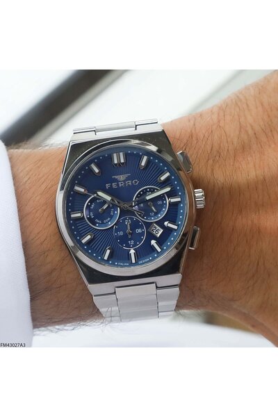 FERRO Fm43027A3 Men's Wristwatch with Steel Strap