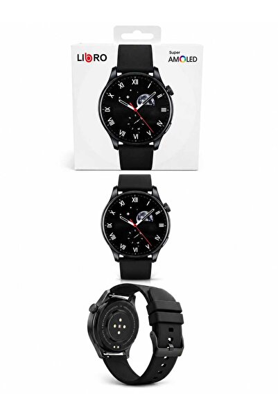 LIBRO Libero - 1.43" Amoled Display Smartwatch Waterproof - Black