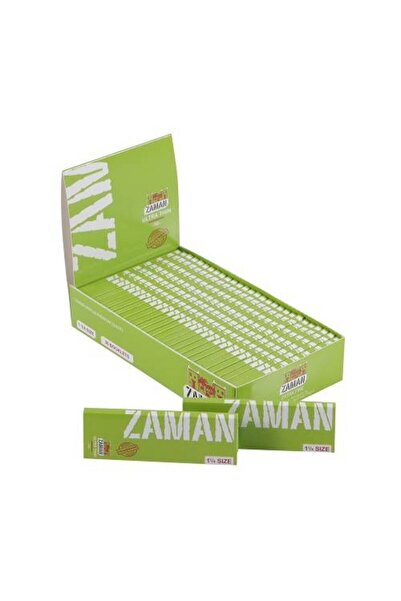 ZAMAN ورق لف زمان متوسط الحجم تفاحي 1¼ | صندوق (30 كتيبًا) | مركز المدخنين