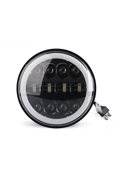 OEM Προβολέας LED EARTH EXPLORE 7 ιντσών 2 Σκάλες/ Λευκό-Πορτοκαλί Στεφάνι 1 ...
