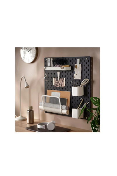 IKEA SKÅDIS çok amaçlı pano , siyah, 56x56 cm