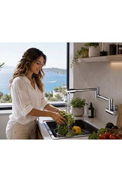 ACAR SU ARMATÜRLERİ موقد تلسكوبي من الكروم أكار 20.01.300