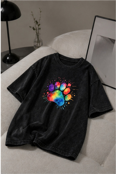 Prekarya design Unisex Oversize Vintage Washed Street Style Street Fashion Co...