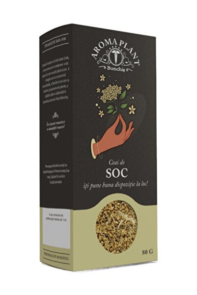 Aroma Plant Ceai flori de soc (Sambucus nigra), 100% , fara aditivi sau pesti...