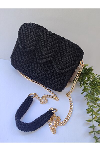 Handmade Zikzak Kutu Çanta
